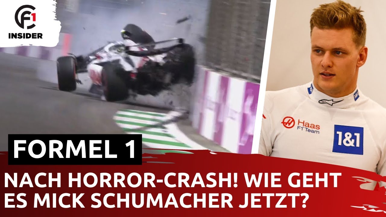 Formel 1 Wie geht es Mick Schumacher nach Crash? Saudi-Arabien GP 2022 Qualifying Unfall