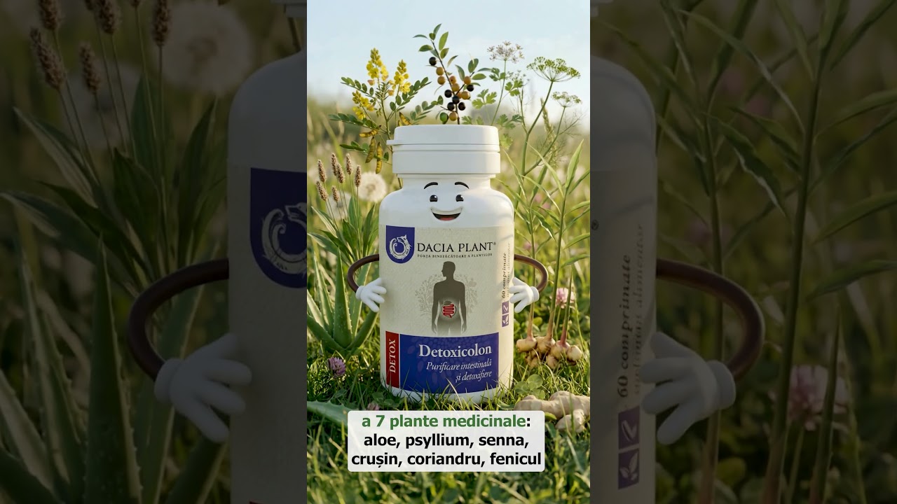 Detoxicolon comprimate din Dacia Plant - YouTube