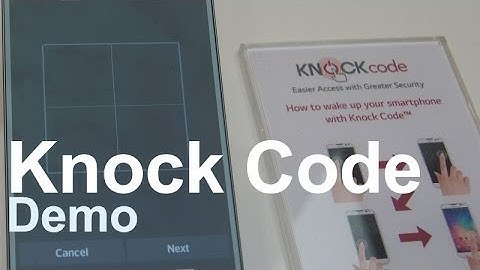 Hands-On: LG Knock Code demo on G Flex