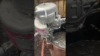 Cold Weather Wrenching On A 1940 Johnson Ha-15. The Ignition Was A Disaster Same As Ha-10