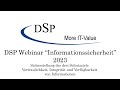 DSP: Cybersicherheit und Informationssicherheit - Sicherstellung der drei Schutzziele