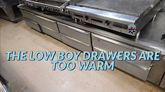 THE LOW BOY DRAWERS ARE TOO WARM
