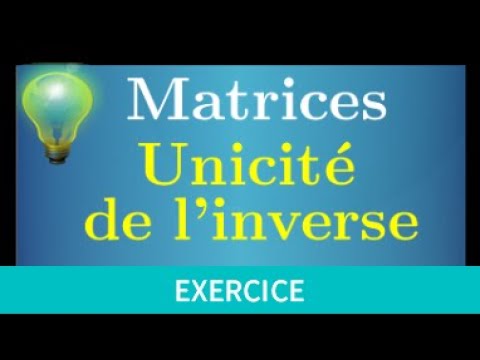Vidéo: Une matrice est-elle similaire à son inverse ?