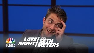 Robert Pattinson Really Wants a Baby Brother  Late Night with Seth Meyers