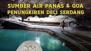 gua ergendang / pemandian air panas / biru biru / sumut