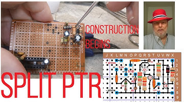 DERB - PTR AF-RF Signal Tracer - Split board construction begins
