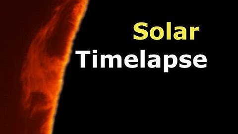 Tutorial:  How to Create a Solar Time-Lapse
