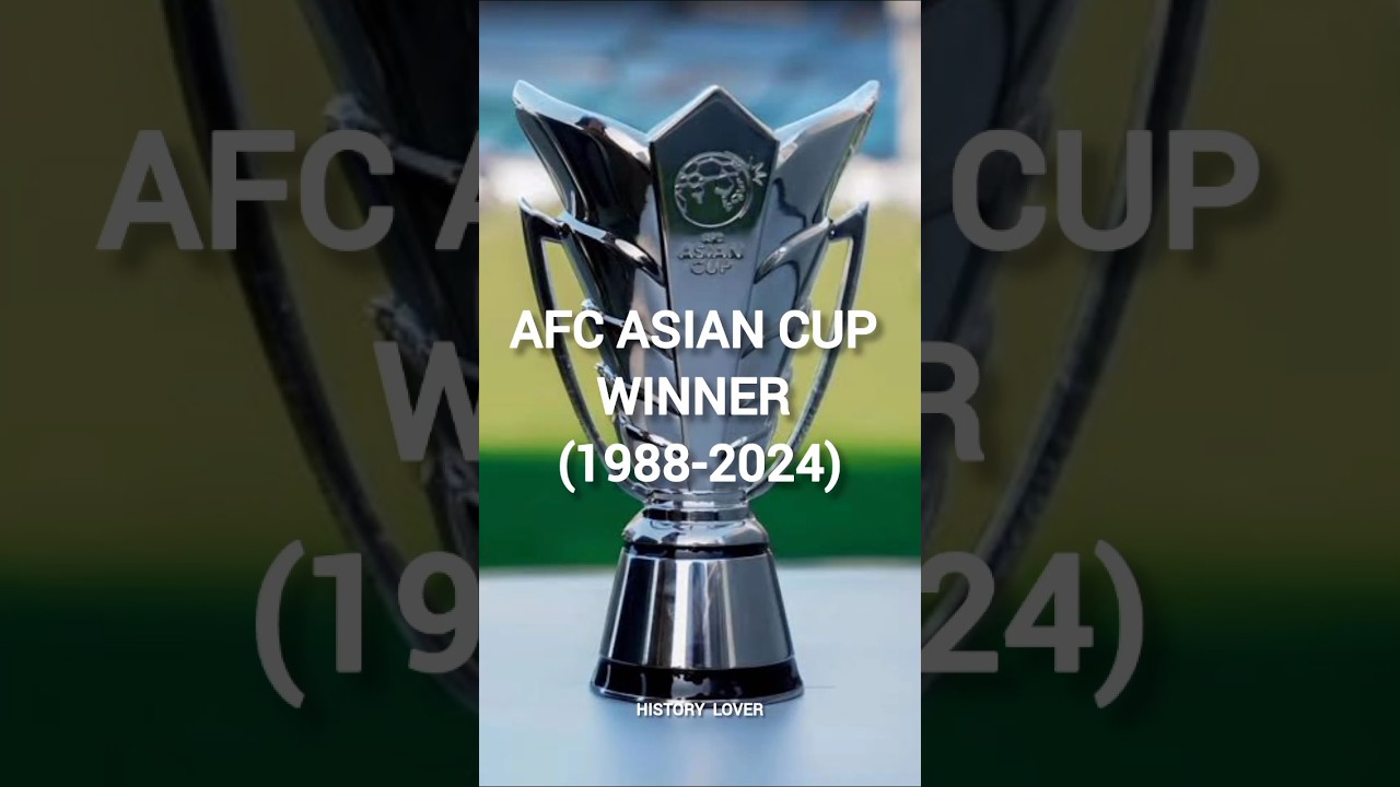 AFC Asian Cup Winner (1988 - 2024) 