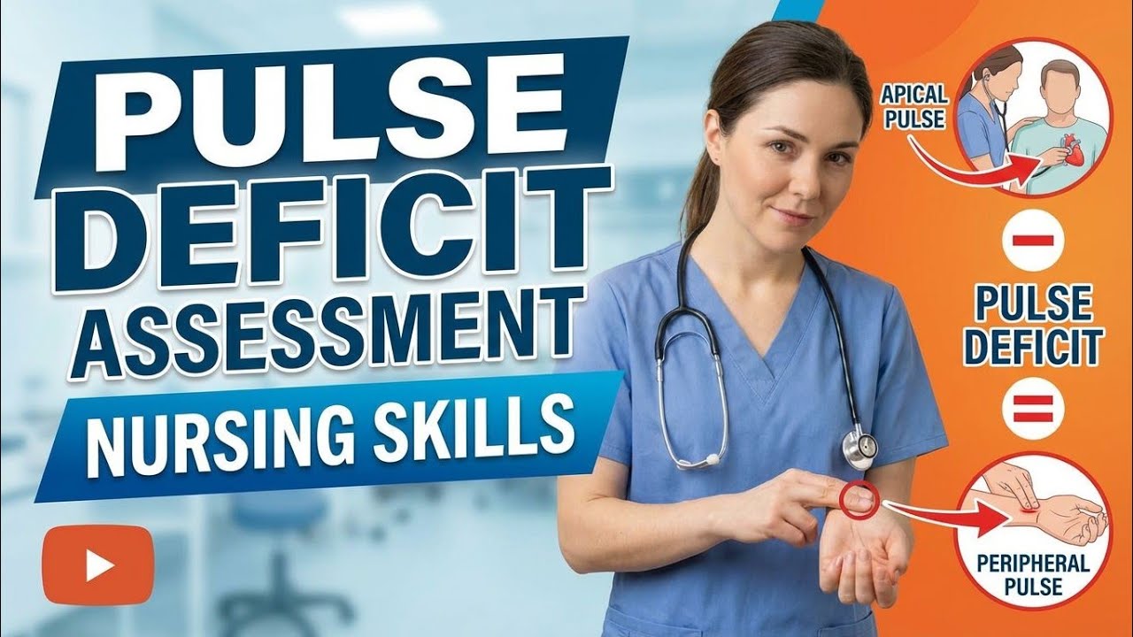 Pulse Deficit Method A pulse deficit assessment - YouTube