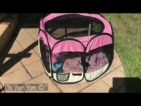 pop-up-tent--dog-play-pen--safety-dog-pen--travel-dog-pen---indoor/outdoor-dog-pet-pen---chi-yum-yum
