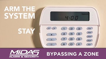 Midas Alarm - Bypassing Zones (DSC PowerSeries)