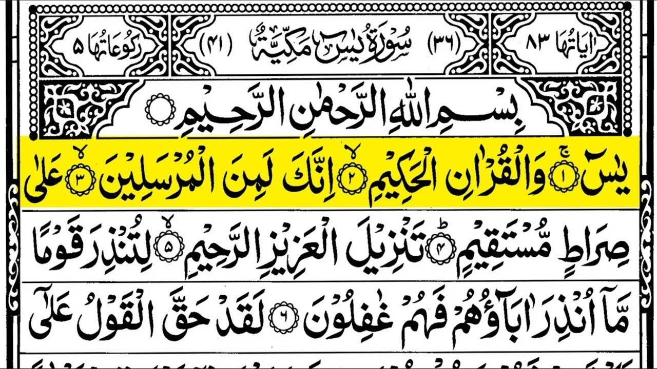 Surah Yasin (سورة يس)Surah Rahman (سورة الرحمن) |Full with Arabic Text।By Alaa Aqel.।Ep29