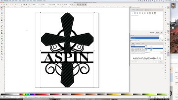 Inkscape - Cross Monogram