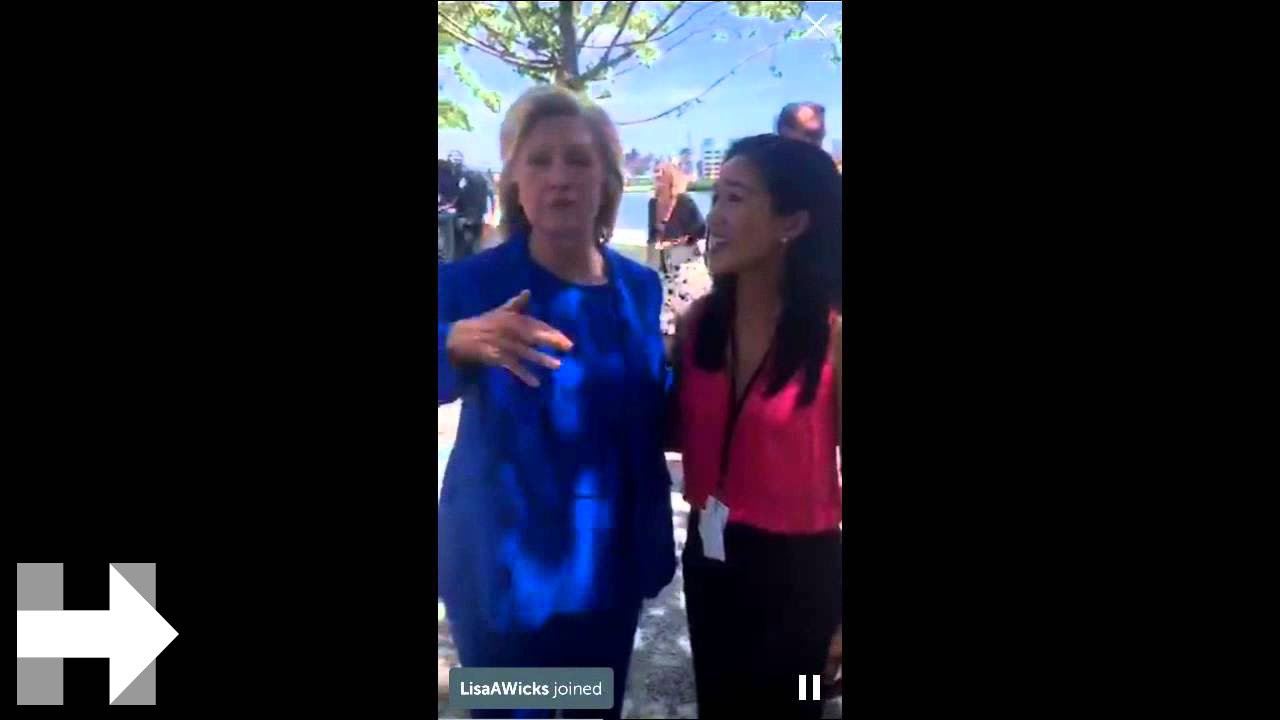 Hillary's first Periscope! | Hillary Clinton