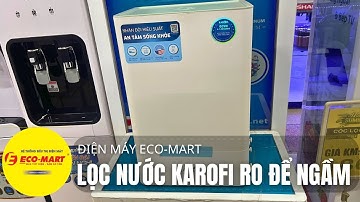Máy lọc nước RO 10 cấp để gầm Karofi KAQ-U65 | Có vỏ an toàn - nước chuẩn tinh khiết