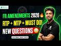 CA Final FR Amendments | RTP , MTP 1 &amp; 2 MAY 2026 | New Questions | CA Sandesh | ArivuPro