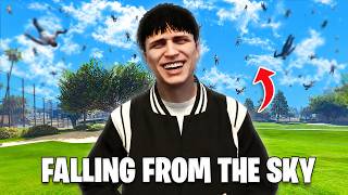 We Dropped The Entire Server From The Sky In GTA RP