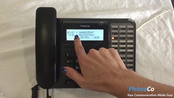 iPecs LG EMG80 9000 Series - How to Redial