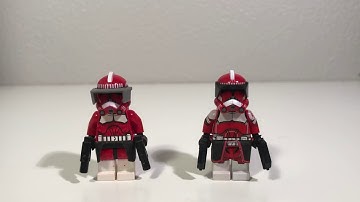 Clone Army Customs Commander Fox vs. My Commander Fox