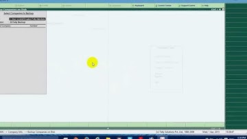 How to take Tally ERP 9 Backup in TBK009 File Format