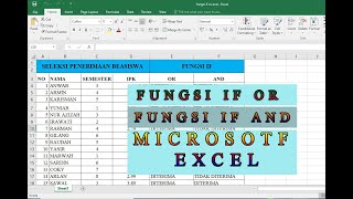 Rumus if or dan and di microsoft excel