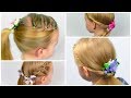 4 EASY BACK TO SCHOOL HEATLESS HAIRSTYLES | 2 - 4 MINS EACH!!