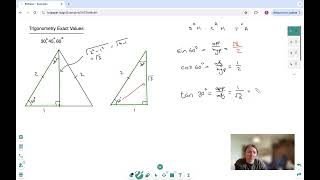 Exact Values 1 using Triangles - http://www.ibmathsteacher.com/