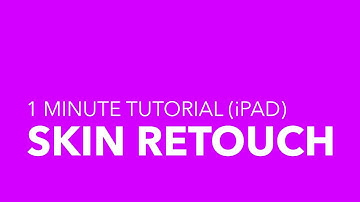 Affinity Photo IPAD Tutorial - Smooth skin in 1 minute