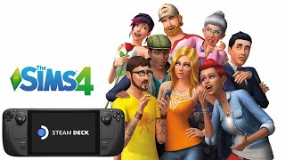 The Sims 4: Deluxe Edition Steam Deck Gameplay All DLCs & ADD-ONS