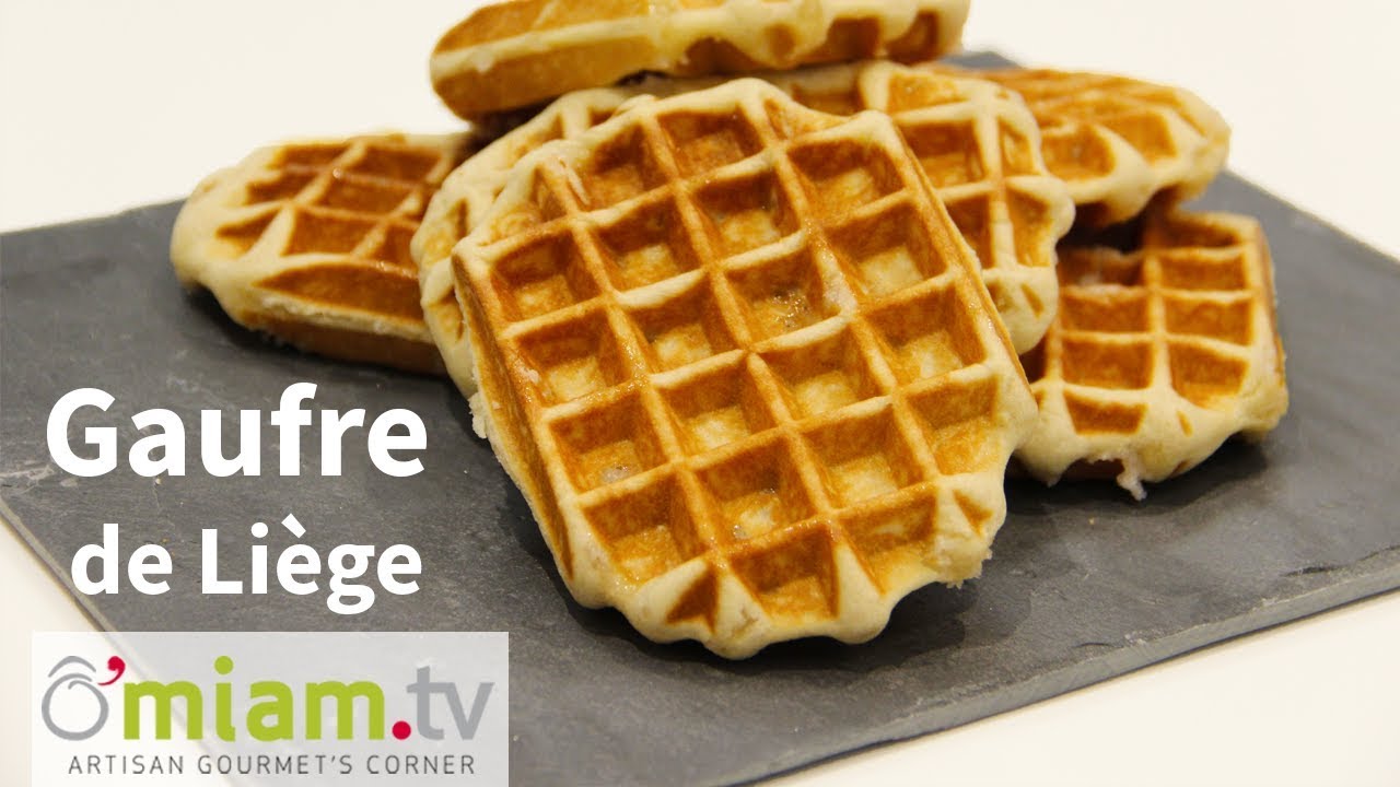 La Gaufre De Liege Recette Simple Et Facile Youtube