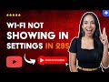 How to SOLVE WiFi that Does Not APPEAR in SETTINGS in 29 S