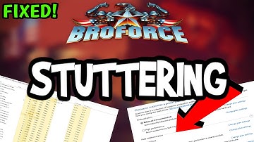 Fix Broforce FPS Drops & Stutters (100% FIX)
