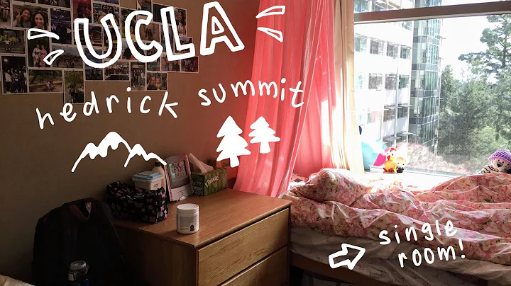 UCLA Hedrick Summit  single room Dorm Room Tour