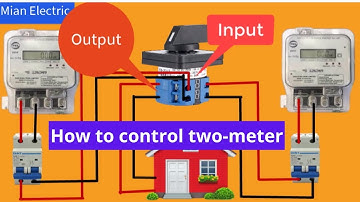 How To Control Two Meter in Rotary Change Over Switch Connection | Rotary Changeover Switch Wiring
