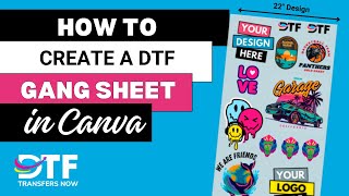 How to create a DTF Gang Sheet in Canva!