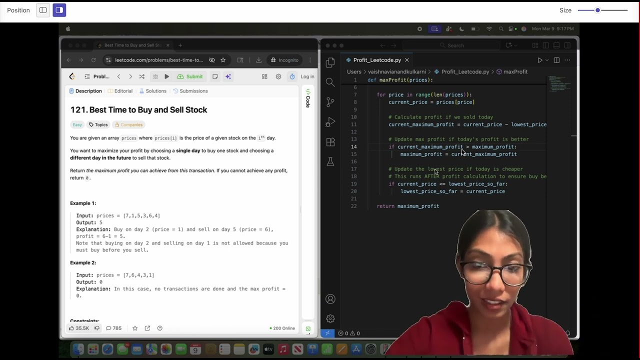 Solving LeetCode #121 | Best Time to Buy and Sell Stock | CS 5800 Algorithms