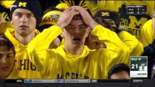 Baby Laughing at Michigan after Michigan State Blocks Their Punt and Scores the Game Winning TD
