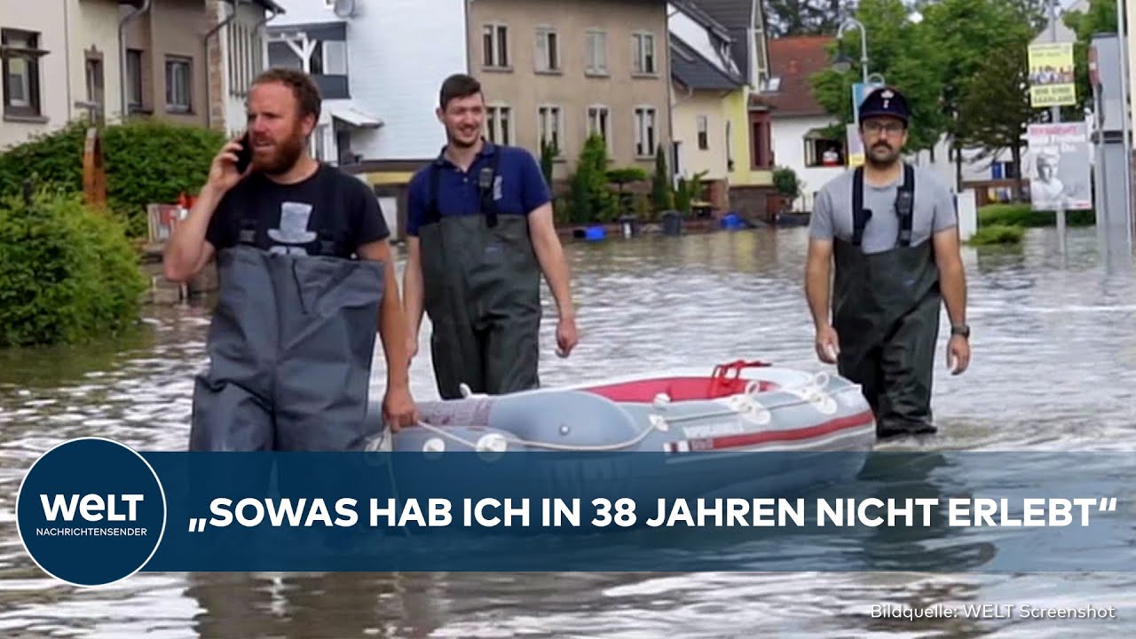 Katastrophe in Europa: Alemania nach heftigen Regenfällen in Deutschland überflutet. n24