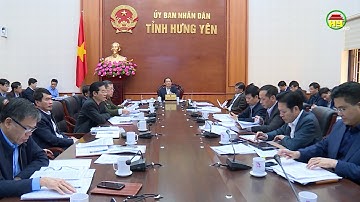 Giao ban UBND tỉnh về 1 số nội dung quan trọng.
