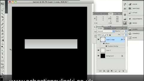 Animated banner with Adobe Photoshop CS4
