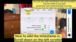 Timestamp Camera App IOS | BASIC TUTORIAL (download link in description) screenshot 4