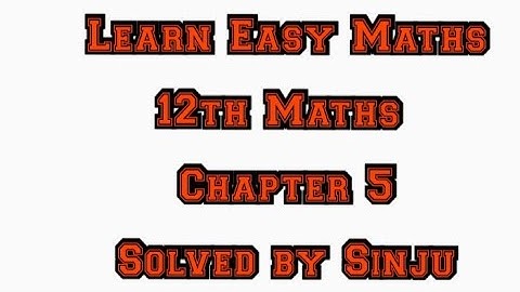 12th Maths Chapter 5 Exercise 5.5 problem 6 Samacheer State board Tamil English medium