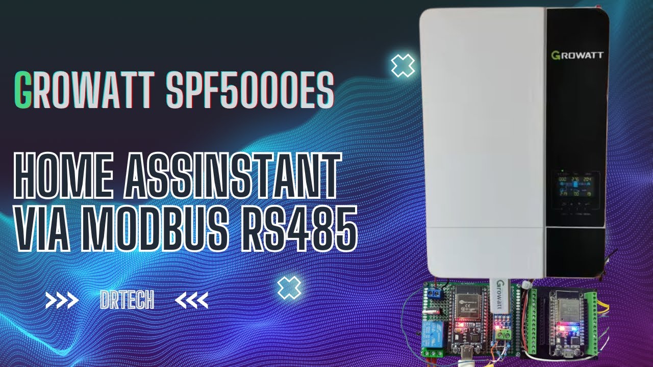 Como Monitorar Inversor Growatt no Home Assistant via Modbus RS485