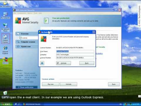 How to reactivate AVG or AVG trial with a license number
