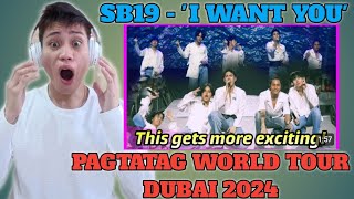 SB19 'I WANT YOU' | PAGTATAG WORLD TOUR DUBAI 2024 | REACTION Resimi