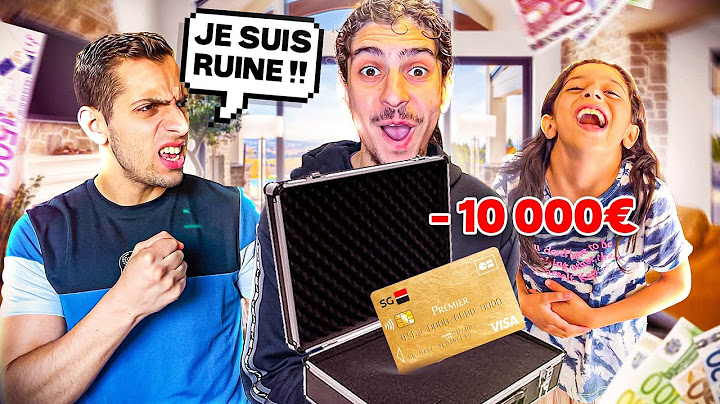 ON ÉCHANGE NOS CARTES BLEUES PENDANT 24H ( Younes a pété les plombs 🥵)