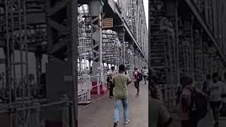 #Kolkata Howrah Bridge//Shandaar view in Ganga nadi//channel name raibania blogger.