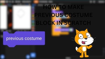 How to make a PREVIOUS COSTUME block in Scratch!