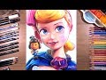 Drawing Toy Story : Bo Peep & Giggle McDimples