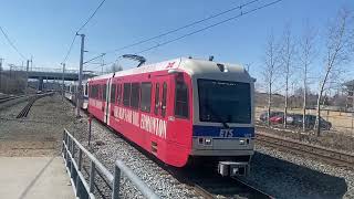 ETS LRT SD160 #1079 #1089 #1072 (Capital Line) Arriving Northbound to Clareview Station